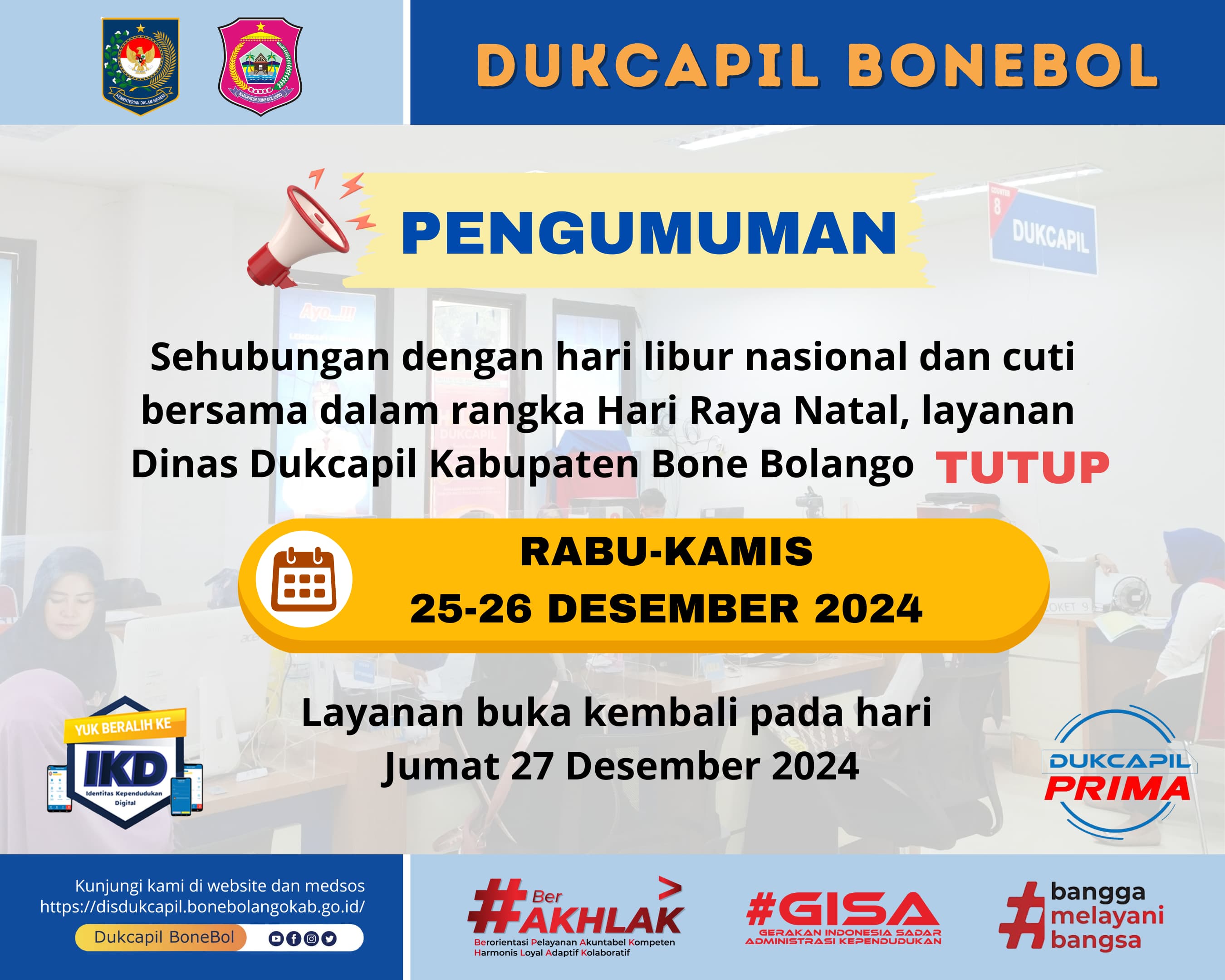 Informasi Libur Natal dan Cuti Bersama